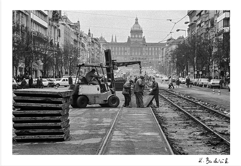 Václavské náměstí v roce 1982